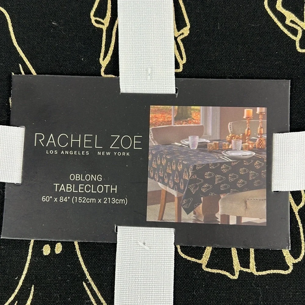🛍️Rachel Zoe Halloween Tablecloth Oblong 60